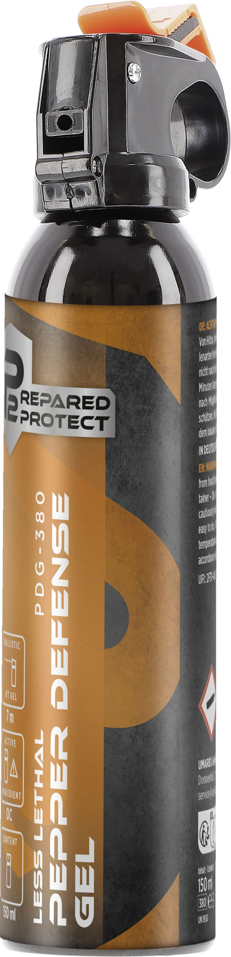 P2P PDG-380 Pepper Gel spray autoaparare - jet ballistic 150 ml [0]