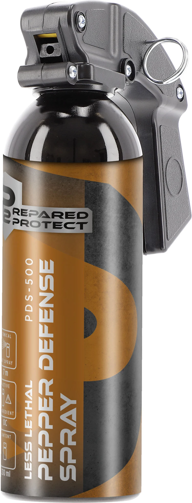Paza si autoaparare - P2P PDS-500 Pepper Spray autoaparare - jet conic 330 ml