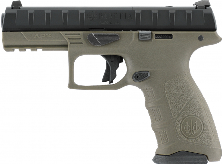 Pistoale cu Recul ( Green Gas ) - Pistol Airsoft Beretta APX RDO OD GreenGaz Blowback – Red Dot Ready –