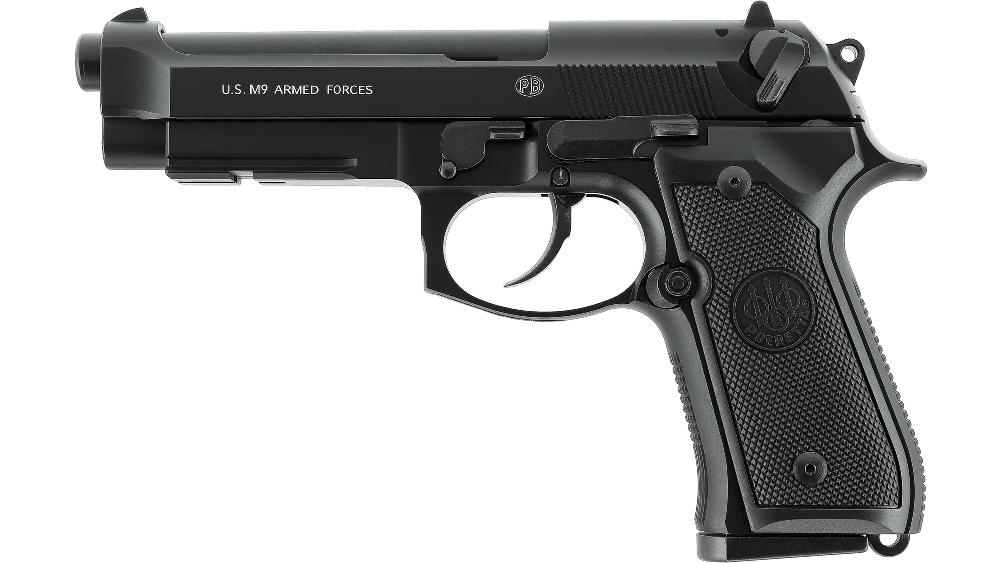 Pistoale cu Recul ( Green Gas ) - Pistol Airsoft Beretta M9 Full Metal GBB