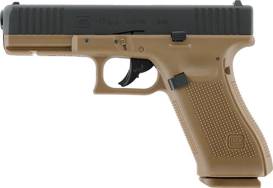 Set Complet Pistol airsoft GLOCK 17 Gen5 CO2 Black-COYOTE [1]