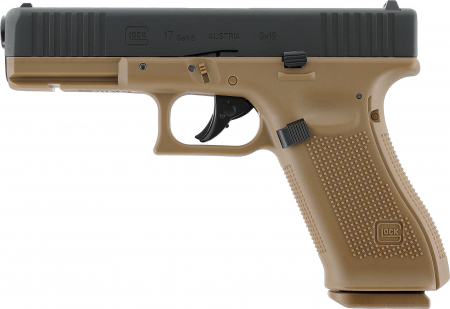 Arme Airsoft - Pistol airsoft GLOCK 17 Gen5 Coyote CO2 Blowback