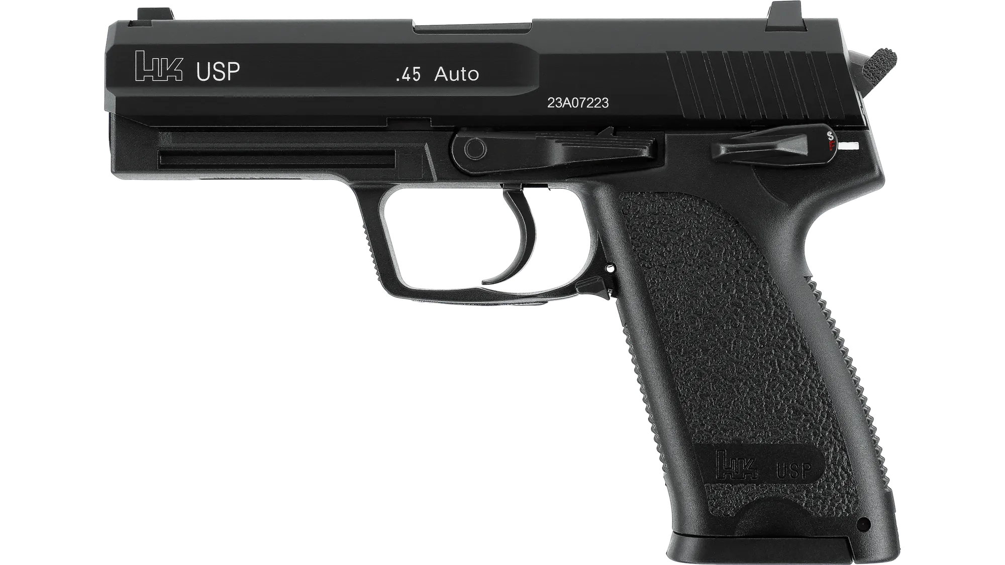 Pistoale cu Recul ( Green Gas ) - Pistol Airsoft Heckler & Koch USP .45 – Gaz, Blowback, Full Metal, 6 mm