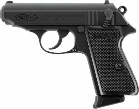 Pistoale cu Recul ( Green Gas ) - Pistol Airsoft Walther PPK/S GreenGas BlowBack Full Metal