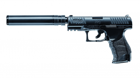 Pistoale Spring ( Actionare Manuala ) - Pistol Airsoft Walther PPQ Navy Kit cu amortizor inclus