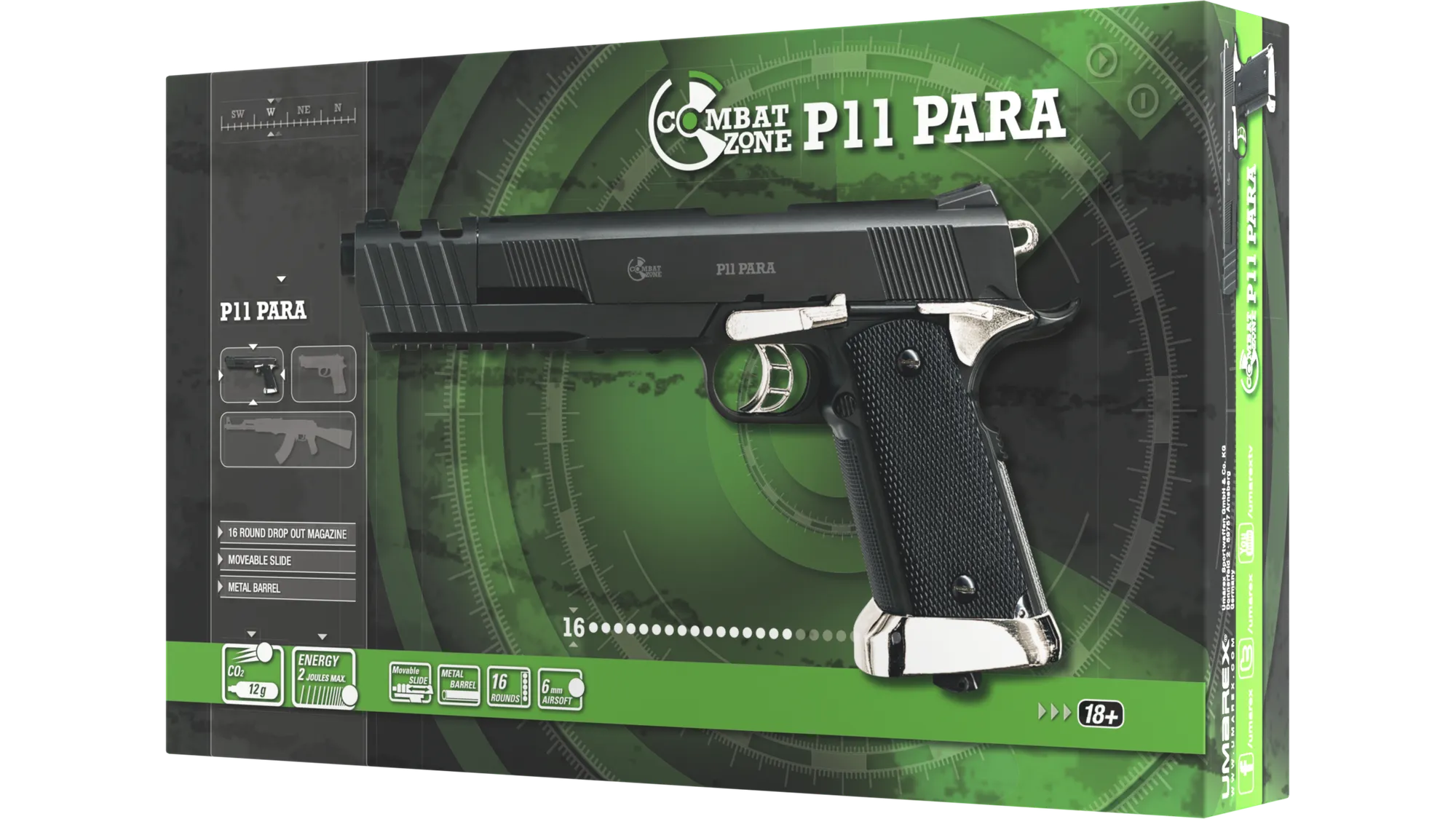 Pistol CombatZone P11 Para CO2 - Umarex [4]