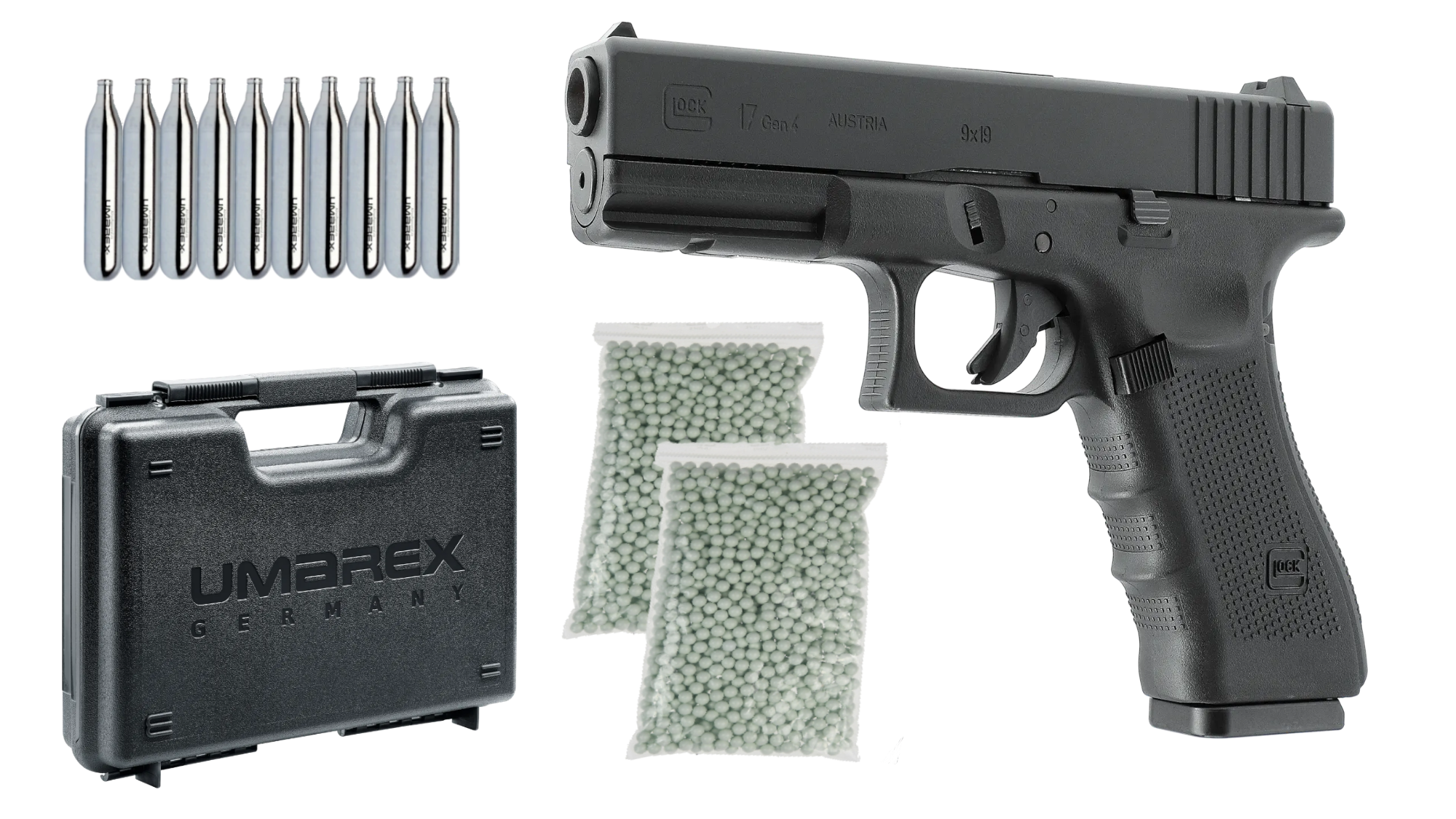 Pistoale cu Recul ( CO2 ) - GLOCK 17 Gen4  Blow-Back - Umarex