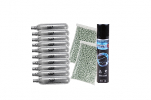 Capsule Co2 si Green Gas - Pachet Promo 4: 10 capsule co2 ASG + 1000BB + ulei Siliconic