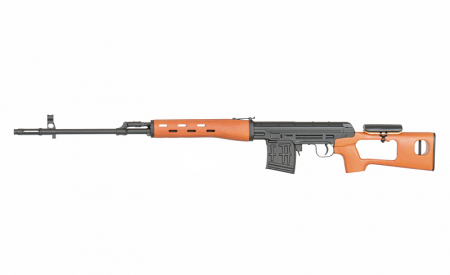 Pistoale Electrice - Pusca Airsoft SVD Sniper Rifle Real Wood