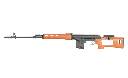 Arme Airsoft - SVD Pusca Sniper Airsoft Rifle full metal lemn adevarat cu teva precizie