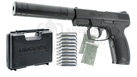 Pistoale fara Recul ( CO2 ) - SET COMPLET AIRSOFT PISTOL COMBAT ZONE COP SK  CO2