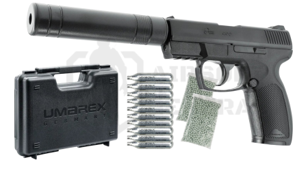 Pistoale fara Recul ( CO2 ) - SET COMPLET AIRSOFT PISTOL COMBAT ZONE COP SK  CO2