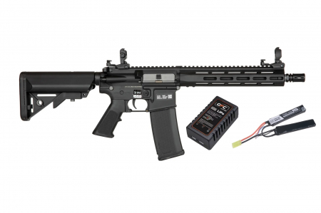 Set Complet Arma de asalt M4 SA-F03 FLEX+ Smart charger LiPo cu baterie si bile [1]