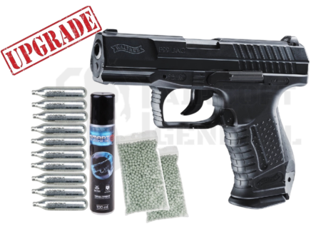 Pistoale cu Recul ( CO2 ) - Pistol Airsoft Walther P99 DAO Upgradat 4Joules - Detalii și Design Autentic"
