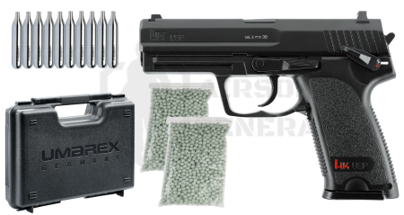 Arme Airsoft - Set Pistol Heckler & Koch USP Co2 GNBB - Cutie transport bile co2