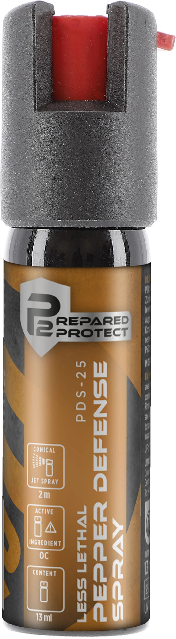 P2P PDS-25 Spray cu Piper autoaparare - jet conic 13 ml [4]