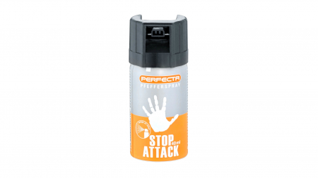 Outdoor - Spray cu piper Perfecta Stop Attack Pepper Spray 40 ml conical 10% OC