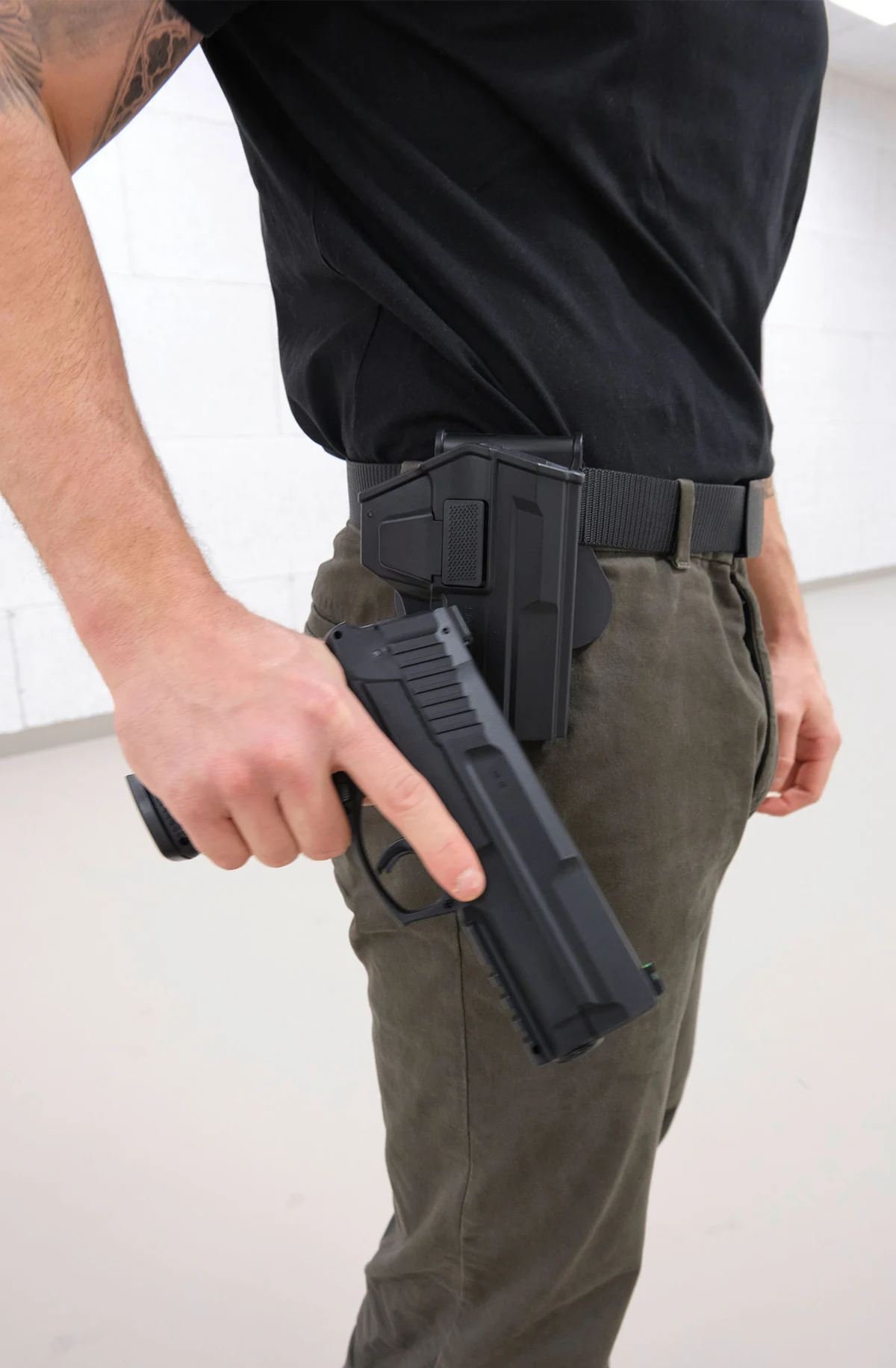 Toc Polymer Paddle Holster Mana dreapta pentru Impax P68 Pistol Paintball [13]