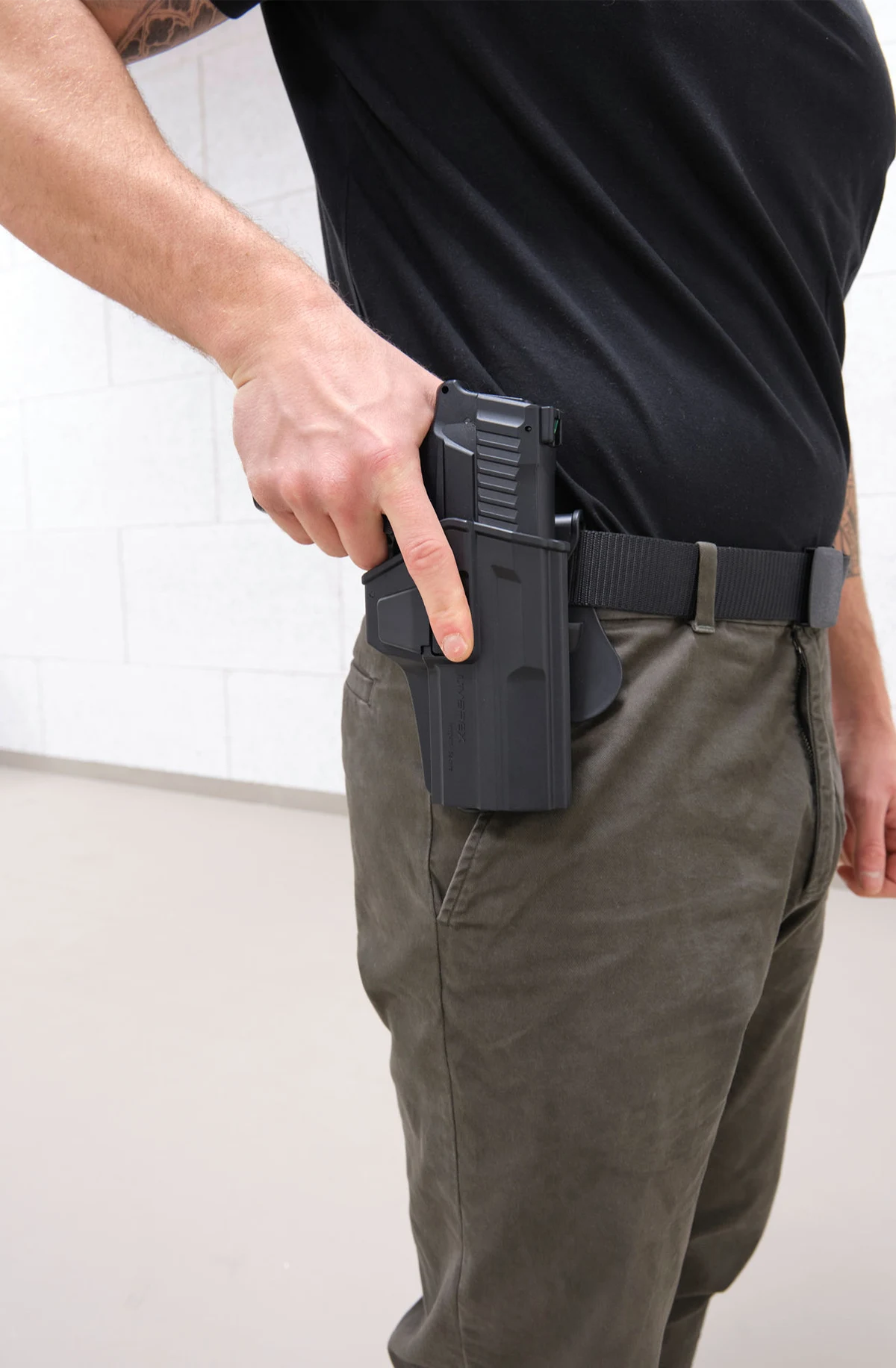 Toc Polymer Paddle Holster Mana dreapta pentru Impax P68 Pistol Paintball [11]