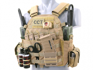 Vesta Ultimate Operator Plate Carrier cu buzunare - woodland [7]