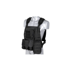 Vesta Airsoft Plate Carrier Harness cu buzunare - Black [4]