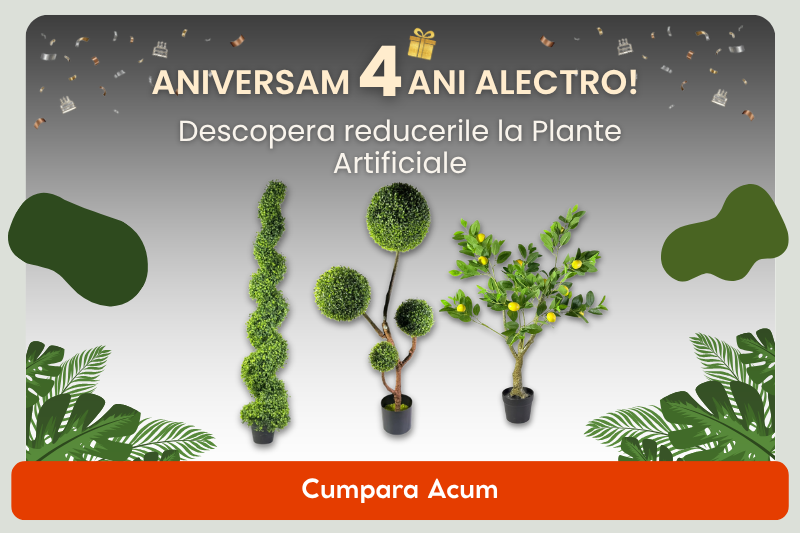 Banner 4 ani plante artificiale Mobile