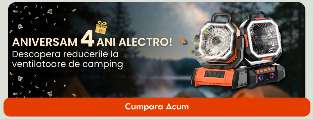 Banner 4 ani ventilatoare camping Desktop