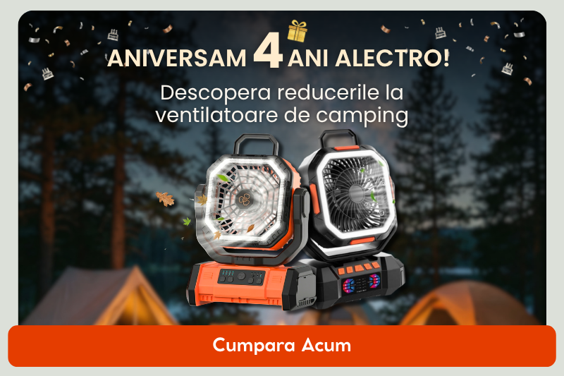 Banner 4 ani ventilatoare camping Desktop