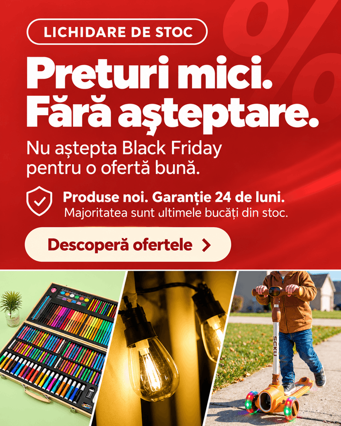 Lichidare de stoc Alectro – Prețuri mici, fără așteptare - mobil