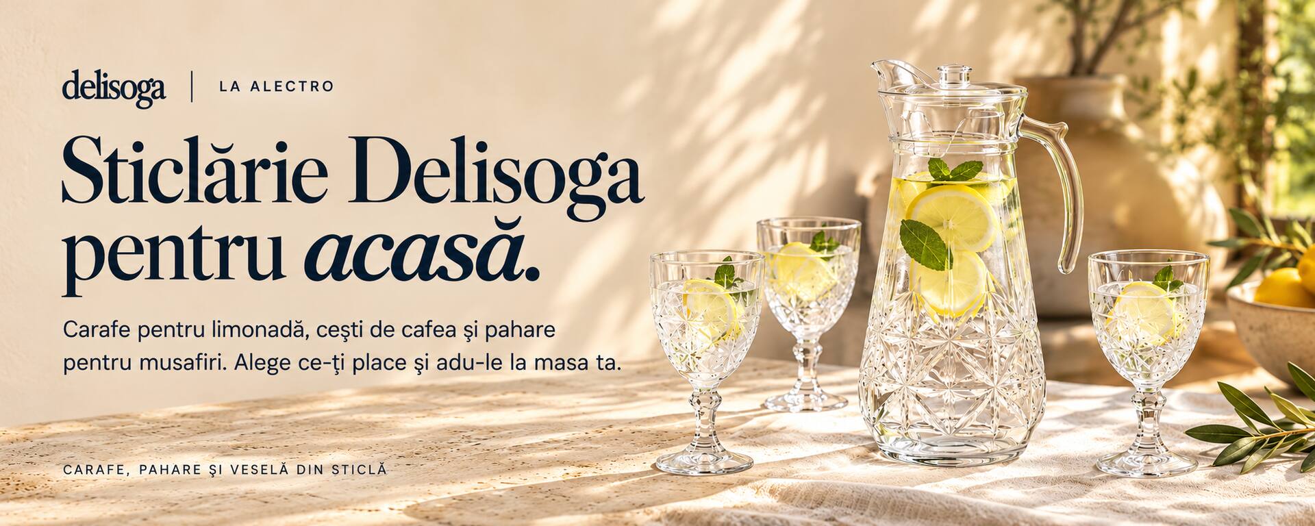 Delisoga – Sticlărie pentru acasă – Desktop