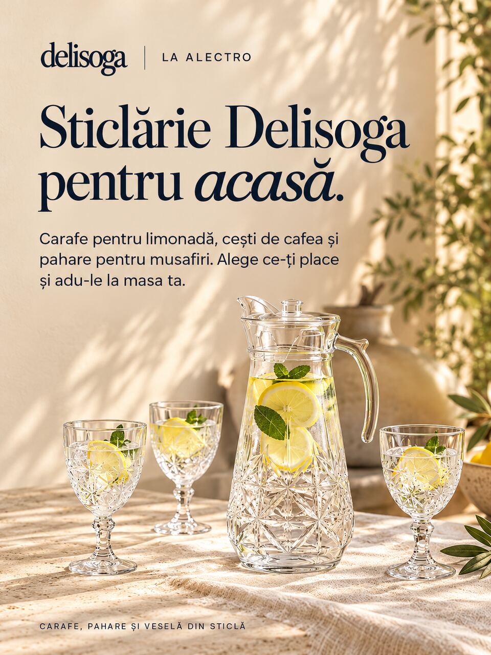 Delisoga – Sticlărie pentru acasă – Mobil