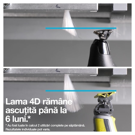 Aparat hibrid de barbierit si tuns barba Braun Series X XT5100 Wet&Dry, 1 cap pentru ingrijire corporala, 4 piepteni, Negru [5]