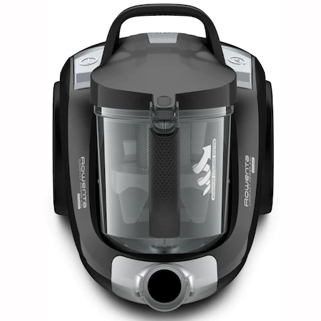 Aspirator fara sac ROWENTA Compact Power XXL RO4825EA, 550W, Clasa A+, 2.5L, Effitech, Clean Express, 8.8m, monicyclonic, perie easybrush, negru [4]