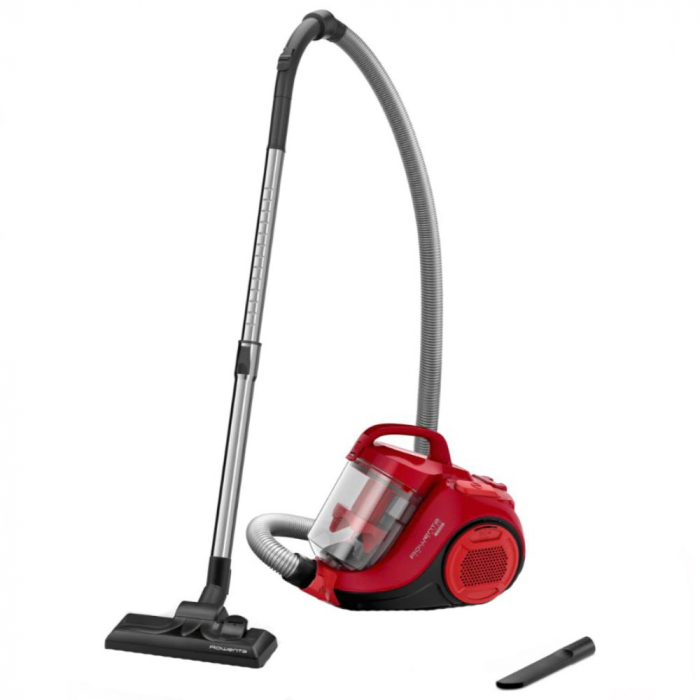 Aspirator fara sac ROWENTA Swift Power Cyclonic RO2913EA, 750W, acoperire 7.5m, 3 niveluri de filtrare, motor Effitech, rosu [2]