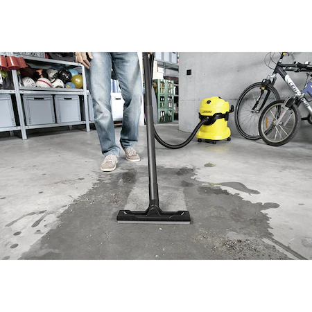 Aspirator multifunctional Karcher WD 4, Aspirare umeda si uscata, 20 l, 1000 W, Furtun 2.2 m, Sac filtru din pasla, Galben/Negru [5]