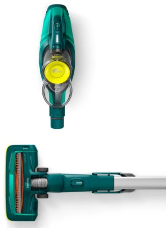 Aspirator vertical Philips FC6725/01, detasabil, perie cu LED, 2 în 1, 21.6 V, Verde - Philips [3]