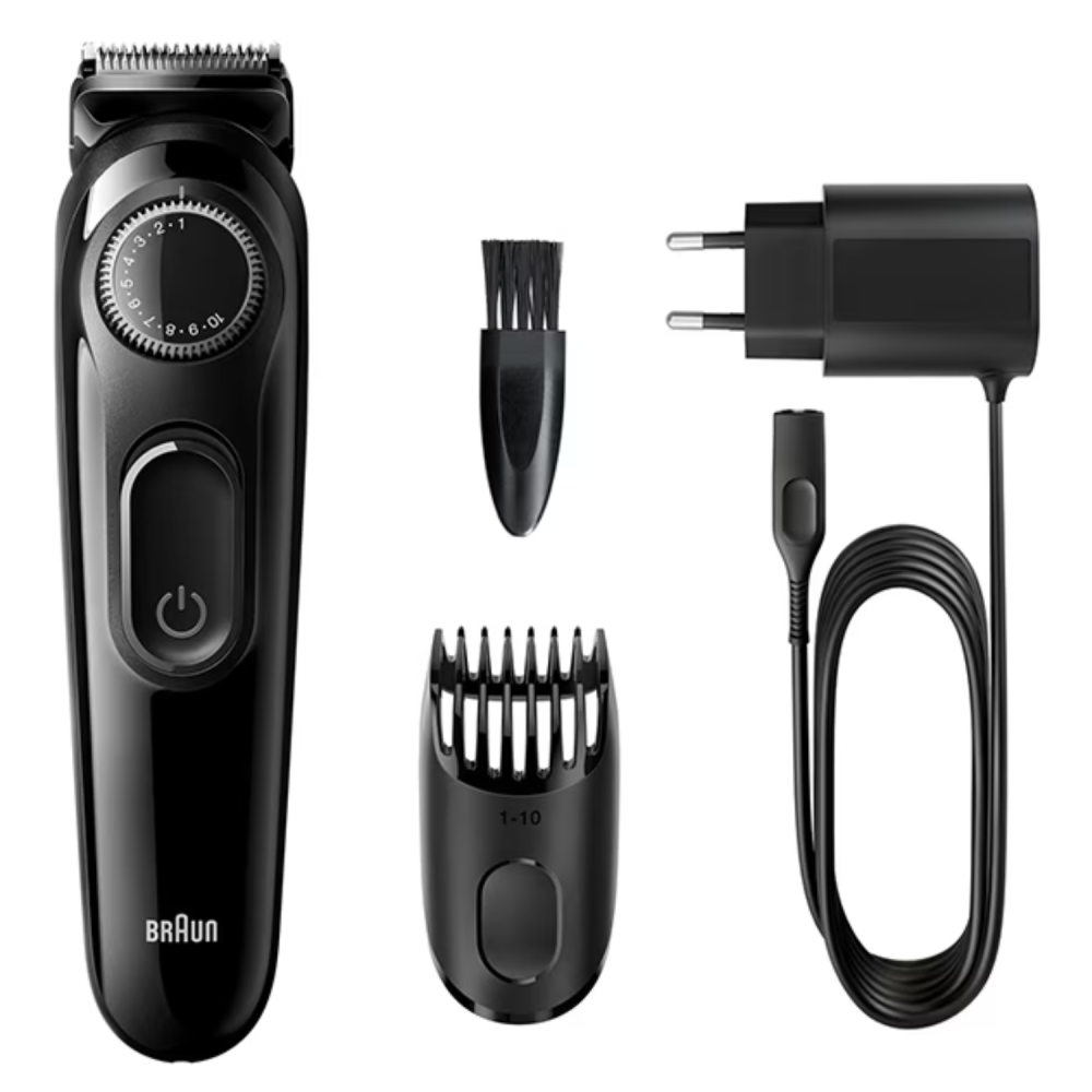 Aparat de tuns barba Braun BT3222 Beard Trimmer Series 3, 20 setări, negru [2]