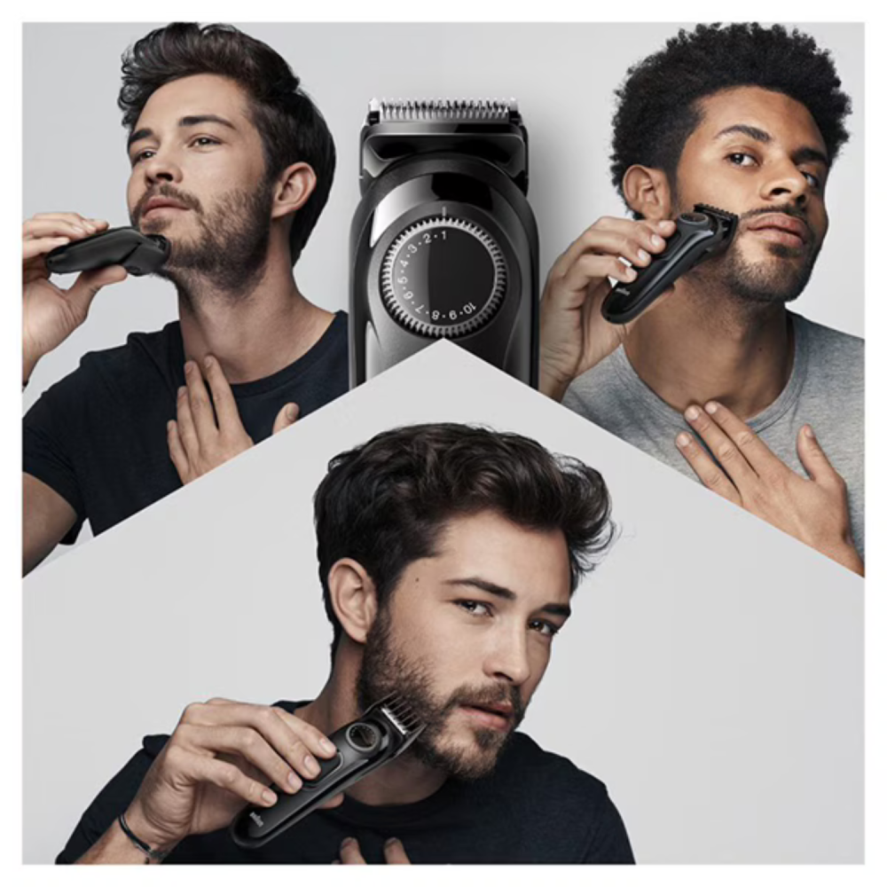 Aparat de tuns barba Braun BT3222 Beard Trimmer Series 3, 20 setări, negru [5]