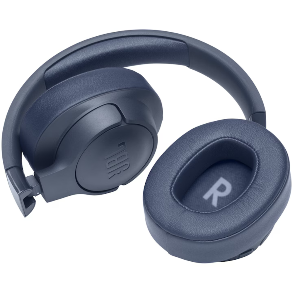 Casti audio wireless over-ear JBL Tune 710BT, Bluetooth, Baterie 50H, Pure Bass Sound, Microfon, Albastru [5]