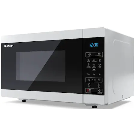 Cuptor cu microunde Sharp YC-MS51ES, 25 l, 900 W, Digital, EasyClean, Eco Function, Child Lock, Argintiu-Negru [3]