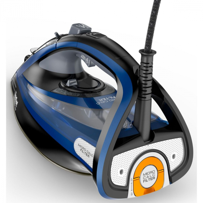 Fier de calcat Tefal FV9834E0 Ultimate Pure, 3000 W , functie anticalcar, 0-55g/min, jet de abur 240g/min, Albastru/Negru [3]