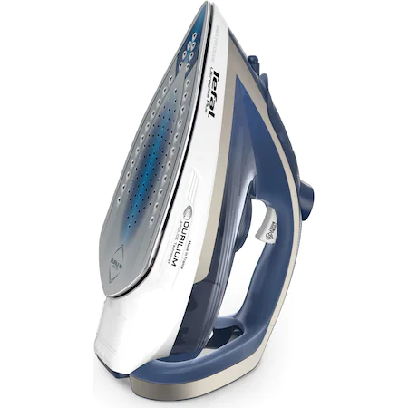 Fier de calcat Tefal Ultragliss Plus FV6812E0, 2800W, abur variabil 0-50 g/min, jet de abur 260 g/min, alb/albastru [4]