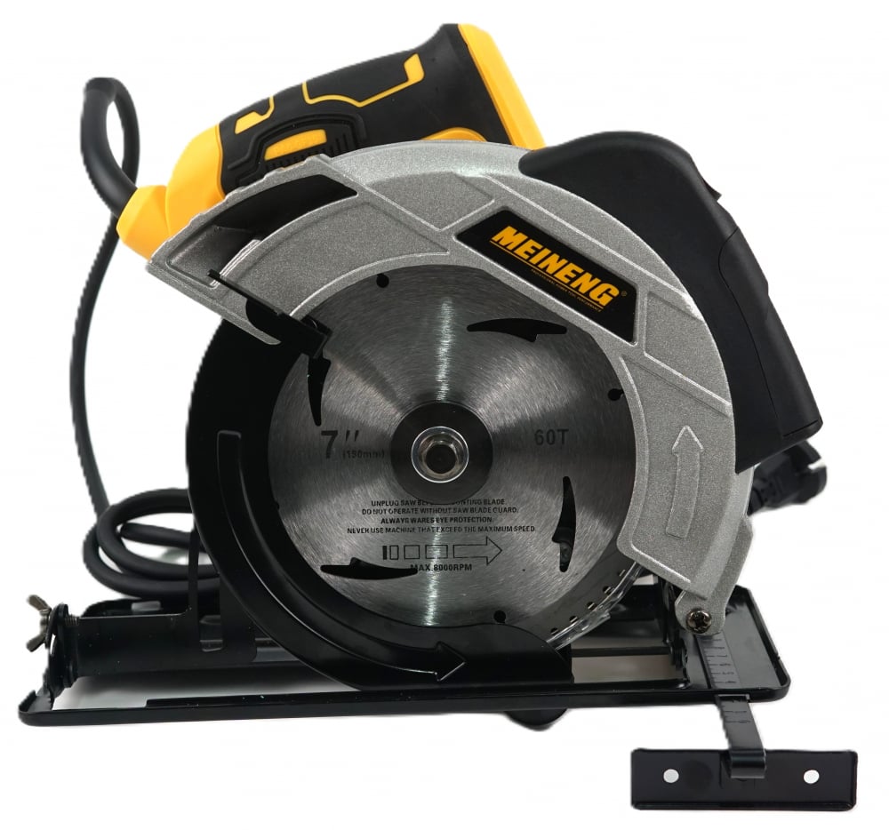 Fierastrau circular Meineng, Putere de 1400W, Disc ⌀ 185mm, 5200 rpm, Galben [6]