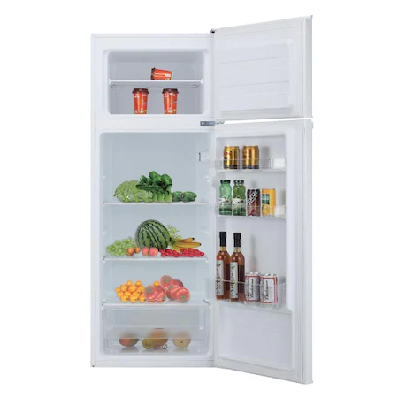Frigider cu doua usi CANDY CDD 2145 E, 204 l, Clasa F, Alb, H 143 cm, [3]