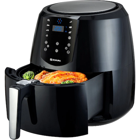 Friteuza cu aer cald Zokura Z1232, 1800W, 5.2 L, 1800 W, Negru [2]