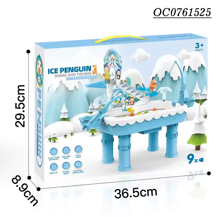 Joc pinguini prinde pestele, 2 in 1, cu efecte muzicale [2]