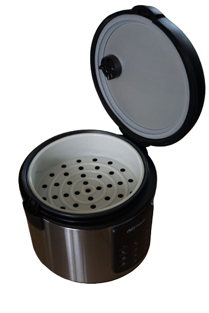 Oala electrica Delimano Optimo, 5 litri, temporizator de 24 ore, afisaj LED, 6 programe presetate, functie de pornire intarziata, functie de mentinere a temperaturii, vas cu invelis antiaderent, 1023 [5]