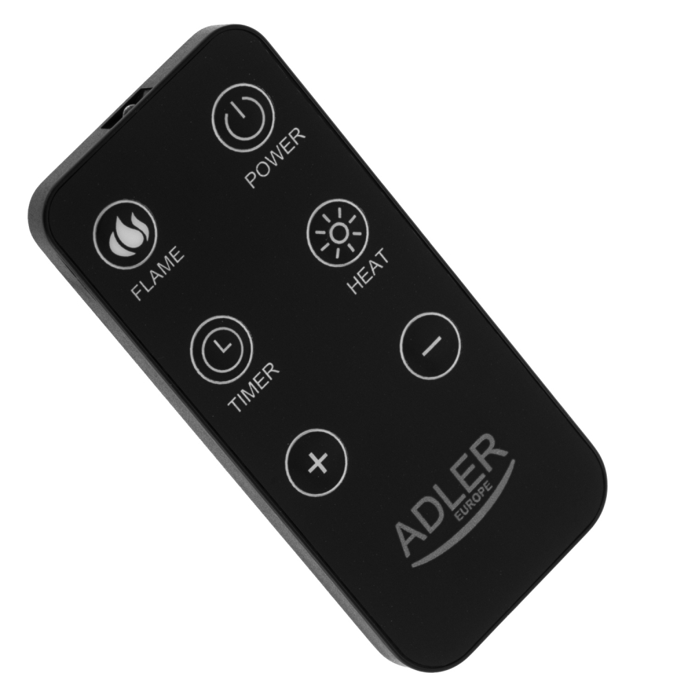 Șemineu electric Adler AD 7755 LED, 2000W, efect flacără 3D, termostat, telecomandă [9]