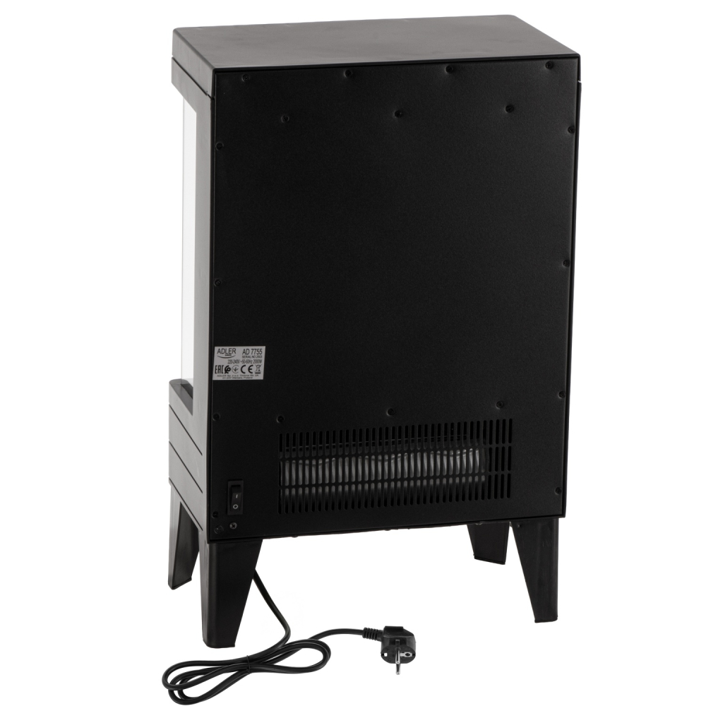 Șemineu electric Adler AD 7755 LED, 2000W, efect flacără 3D, termostat, telecomandă [6]