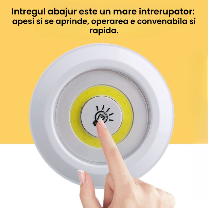 Set 3 lumini LED cu telecomanda, Reglarea intensitatii luminii, Timer [2]